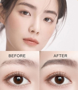 Lápiz de cejas de hierbas doble Delgado vegano impermeable de alta calidad con paquete plateado y servicio de etiqueta privada - Product Image 4