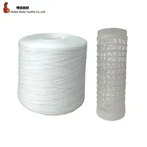 factory store 202 402 502 Optical white virgin yarn Ne20s/thread for embroidery machines