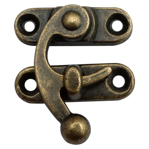 M759 Zinc Alloy Mini Horn <b>Latch</b> <b>Lock</b> 18 21mm Keyless Furniture <b>Lock</b> For Wooden Box Bag Hardware - Product Image 5