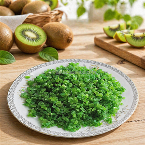 Vente en gros usine – Dés <span class=keywords><strong>de</strong></span> kiwi IQF <span class=keywords><strong>de</strong></span> qualité supérieure, couleur verte, nouvelle <span class=keywords><strong>saison</strong></span>, séchage à air chaud - Product Image 1