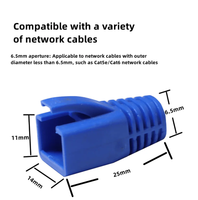 FTTH Glasfaser ausrüstung Rj45 Zug entlastungs stiefel Ethernet-Netzwerk kabelst ecker abdeckung Boot RJ45-Anschluss Boot