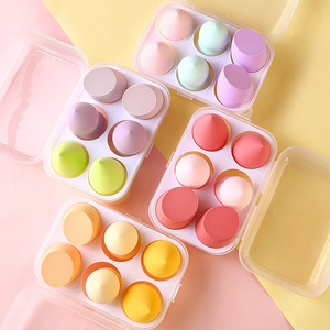 OEM hồng siêu mềm nhỏ vẻ đẹp lớn máy xay sinh tố cao cấp siêu mềm mini Remover trang điểm miếng bọt biển thiết lập Chất lượng cao Logo make up trứng - Product Image 5