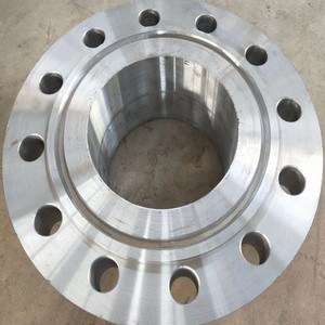 Brida de Acero Inoxidable con Cuello de Soldadura PN16, 4 Orificios para Pernos de 38mm, Pulida, para la Industria Química - Product Image 3