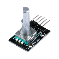 Encodeur rotatif EMCC-5V EC11 avec bouton-poussoir - Montage par soudure, options d'axe 10/12/15mm, 20 impulsions/positions, potentiomètre numérique CN