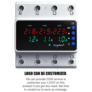 4P điều chỉnh điện áp bảo vệ với bảo vệ quá áp hiện tại điện áp LED hiển thị 380VAC ba giai đoạn - Product Image 2