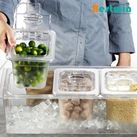 Accessoires de bar, support de plateau alimentaire en polycarbonate transparent, support de plateau pour la restauration, plateau à condiments, chariot