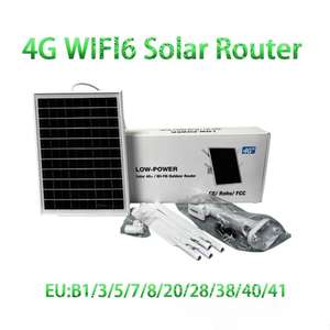 Router Exterior Impermeable con Energía Solar 4G + Wifi6, Router con Tarjeta SIM Solar y <span class=keywords><strong>Cable</strong></span> de Red 4G a WiFi para Exteriores - Product Image 1