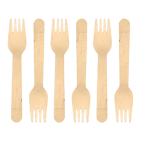 Juego de Cubiertos Desechables Portátiles Más Vendido con Estuche, Utensilios de Bambú Natural para Fiestas, Picnics y Uso al Aire Libre