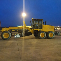 China 220hp Motoniveladora con motor Shangchai con Ripper trasero Gr2153