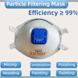 Construction Dust Proof <strong>FFP3</strong> with Valve Wholesale Masque P3 White <strong>Ffp3</strong>-mask - Product Image 2