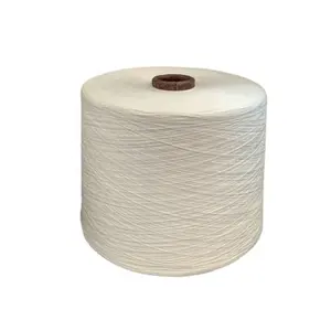 Raw white black and dyed 20/70 Spandex single nylon covered yarn for soccer socks knitting