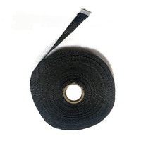Özelleştirilebilir Rongui Marka Siyah Karbon Fiber Dokuma Bantlar Yüksek Mukavemetli Dokuma Kayışlar 0.2mm Kalınlıkta Üretilmiş Premium 3K/6K/12K Karbon