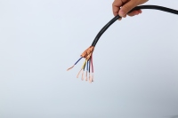 Câble électrique en cuivre massif isolé PVC RVVP, gaine PVC, cordon flexible 500V, 3 conducteurs, 1,5 mm, ligne d'alimentation