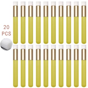 MITA Brosse à cils en poils synthétiques doux blancs et noirs, mousse pour le lavage du nez, shampoing pour cils, nettoyant, outil - Product Image 6