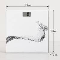 Báscula Digital de Baño de Alta Precisión, 180 kg, Vidrio Templado, Diseño Delgado, Pantalla LCD, Venta al Por Mayor de Fábrica