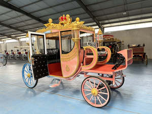 Chariot de mariage personnalisé similaire à une calèche royale électrique pour la visite des sites, à vendre - Product Image 1