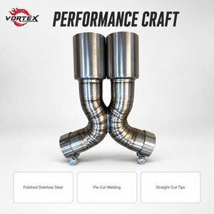 ระบบไอเสียไทเทเนียมประสิทธิภาพสูง Vortex สำหรับ Porsche 981 Boxster Cayman 3.4L 2.7L - Product Image 4