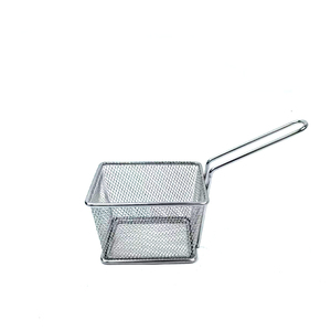Papas fritas y aperitivos que sirven pollo frito patatas cesta de red de metal para <span class=keywords><strong>restaurante</strong></span> occidental - Product Image 2