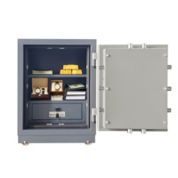 Caja Fuerte Resistente al Fuego por 2 Horas, con Cerradura Electrónica Digital, 2 Llaves, Cajón, 4 Ruedas de PVC, Garantía de 5 Años, Impermeable