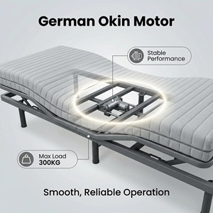 High-End Foldable Smart Iron <b>Bed</b> Reclining Luxurious Comfort Quiet Adjustment Ergonomic Support Modern School External Smart <b>Bed</b> - Product Image 2