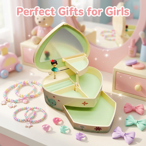 Caja Musical de Joyería <span class=keywords><strong>Princesa</strong></span> Jakos - Regalo Perfecto para Cumpleaños, Navidad y Festividades de Niñas - Caja Musical para Niños - Product Image 3