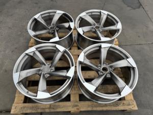 Jantes en alliage d'aluminium forgé gris GVICHN sur mesure, concaves profondes, 18/19/20 pouces, neuves, pour voitures particulières A8 S8 RS8 A7 100 mm - Product Image 2