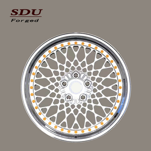 <span class=keywords><strong>Jantes</strong></span> à lèvres forgées professionnelles, roues personnalisées, brillantes, brillantes, 2 pièces, <span class=keywords><strong>jantes</strong></span> de voiture à plateau profond avec écrous dorées pour mb - Product Image 2