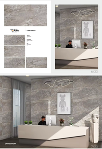 Compre Azulejos de Cerámica con Acabado Mate de 600x1200 mm, Diseño de Ladrillo, 10 mm de Grosor, para Pisos y Paredes de Baños, Cocinas, Villas y Centros Comerciales - Product Image 2