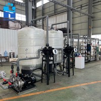 Système de filtration d'eau par osmose inverse 20000LPH OEM ODM pour eau du robinet/forage/puits, installation de traitement d'eau RO avec contrôle PLC