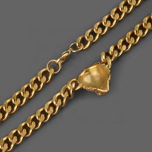 Collar con Colgante de Cabeza de León en Acero Inoxidable con Baño de Oro de 18K para Hombre, Estilo Punk Hip Hop, Gran Venta en Europa - Product Image 3