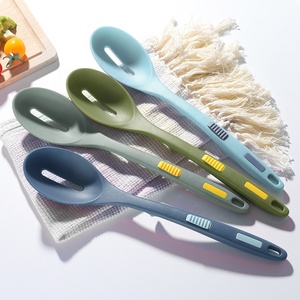 Cuillère de service en silicone de qualité professionnelle sans BPA Spatule de <span class=keywords><strong>cuisine</strong></span> à fente antiadhésive pour mélanger et servir - Product Image 1