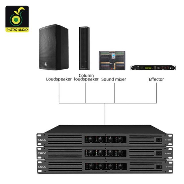High Power Audiophile Digital Amplifier Class d Amplifier with Power 300WX2 300WX4