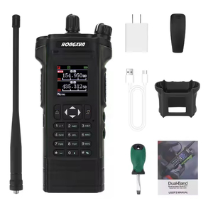 2025 Trend HX 12W VHF UHF Dual Band SDR Transceptor Walkie Talkie Intercom Dual PTT Micrófono <span class=keywords><strong>de</strong></span> mano Comunicación - Product Image 3