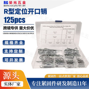 Kit d'assortiment de goupilles de fixation Rong Guang Wu Jin, 100 pièces, zinguées, robustes, pour l'industrie de la construction - Product Image 4