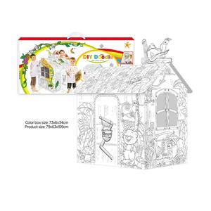 Maison de papier bricolage pour 2026 nouveau <span class=keywords><strong>jouet</strong></span> 3D Doodle Big Paper House enfants avec 6P - Product Image 2