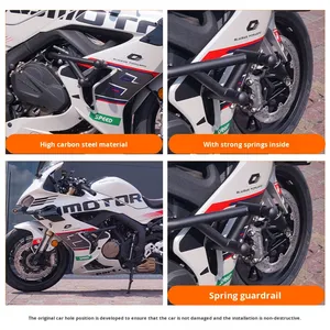 Protezione Anticaduta in Alluminio per QJMOTOR Sai 800RS, Nuove Parti Protettive Antiurto per Moto Qianjiang - Product Image 4