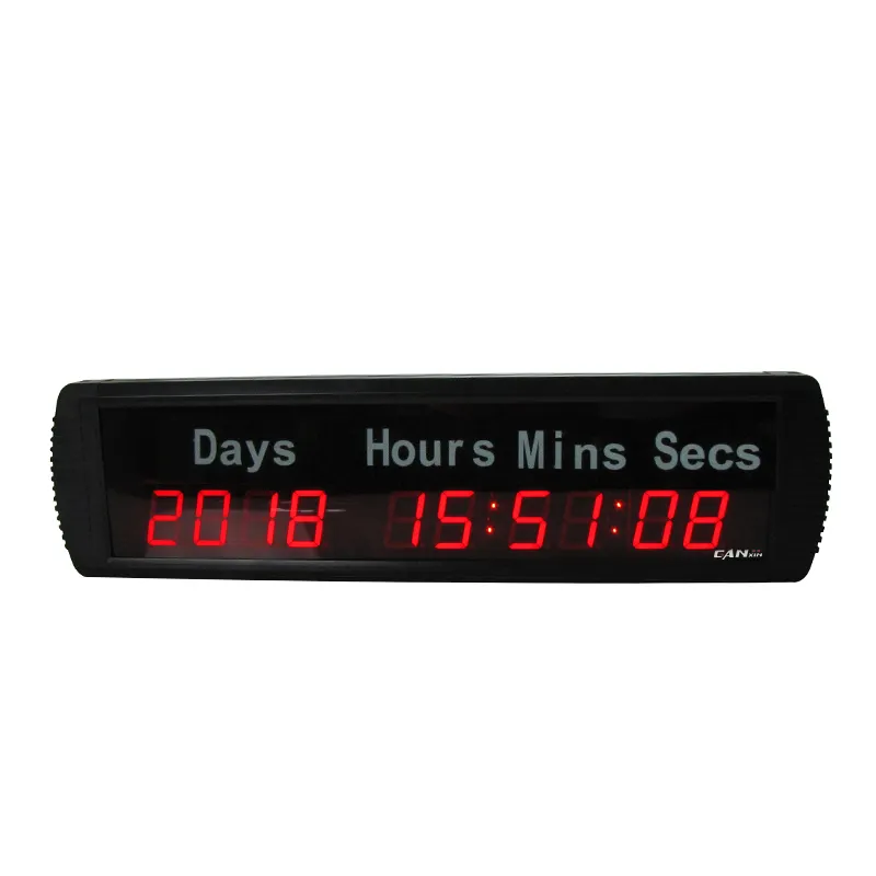 [Ganxin] 1,8 ''10-stellige Fernbedienung Wand montage LED Digital Timing Clock 9999 Tage Countdown Event Timer