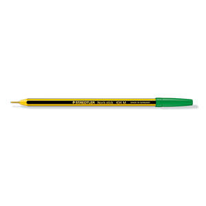 STAEDTLER - NORIS STICK 434 STYLO À BILLE CAPUCHON VERT - Product Image 1