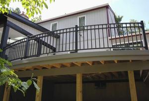 Modern Galvanized Steel <strong>Stair</strong> <strong>Railing</strong> Design System Outdoor for Balcony and Picket <strong>Railings</strong> Durable Carbon Steel - Product Image 5