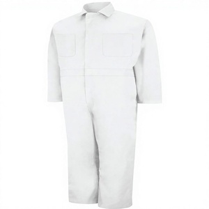 Combinaison de travail unisexe haute visibilité imperméable certifiée Oeko-Tex Standard 100 en coton avec bandes réfléchissantes pour la sécurité et la protection - Product Image 1