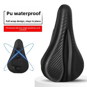Mountainbike-Sattelbezug, verdickt, ultraweich, wasserdicht, Gesäßpolster, Rennrad-Sitzkissen, Fahrradausrüstung - Product Image 3
