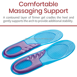 Sports Massaging TPE Gel <strong>Insoles</strong> Arch Support Orthopedic Plantar Running <strong>Insoles</strong> for Shoes - Product Image 4