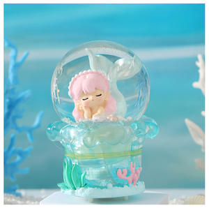 Nuova Sfera di Cristallo Luminosa a Tema Principessa Sirena, Ornamento Decorativo in Vetro Oceanico, Giocattolo per Studenti e Bambini, Regalo per Matrimoni - Product Image 4
