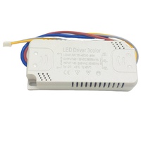 Driver LED EBY 240mA 12-24W/20-40W/30-50W/40-60W SMD PCB pour éclairage de plafond, transformateurs DC36-200V 3 couleurs 3 broches AC165-265V
