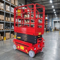 Mini-plateforme élévatrice à ciseaux électrique autopropulsée pour travaux en hauteur, adaptable aux ascenseurs, 3m, 3.9m, 4.6m, pour usage intérieur, certifiée CE