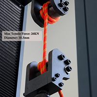 Corde statique de 10,5 mm en nylon, longueur et couleur personnalisables, vente en gros d'usine, pour équipement d'escalade B2B et de sauvetage