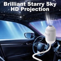 Mini projecteur USB ciel étoilé galaxie, veilleuse alimentée 360° °   Lampe de projection rotative HD pour plafond, chambre à coucher, toit de voiture, chambre d'enfant