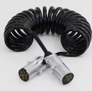 สายไฟรถพ่วงเหล็กกล้าเจ็ดแกน พร้อมปลั๊ก 7 ขา สภาพใหม่ - Product Image 5