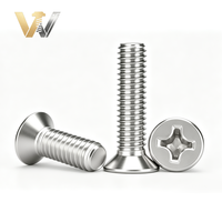 China Hot Selling Metal 304 Stainless Steel Pan Head Self Tapping Screw Manufacturer Custom M1/M6 Self Tapping Fasteners Screws