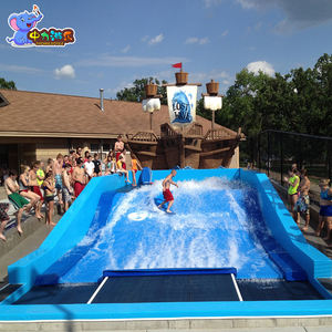 Parc d'attractions Équipement de réglage de la température constante <span class=keywords><strong>Piscine</strong></span> de surf 6 pompes <span class=keywords><strong>Simulateur</strong></span> de surf Jeux de parc aquatique professionnels - Product Image 4